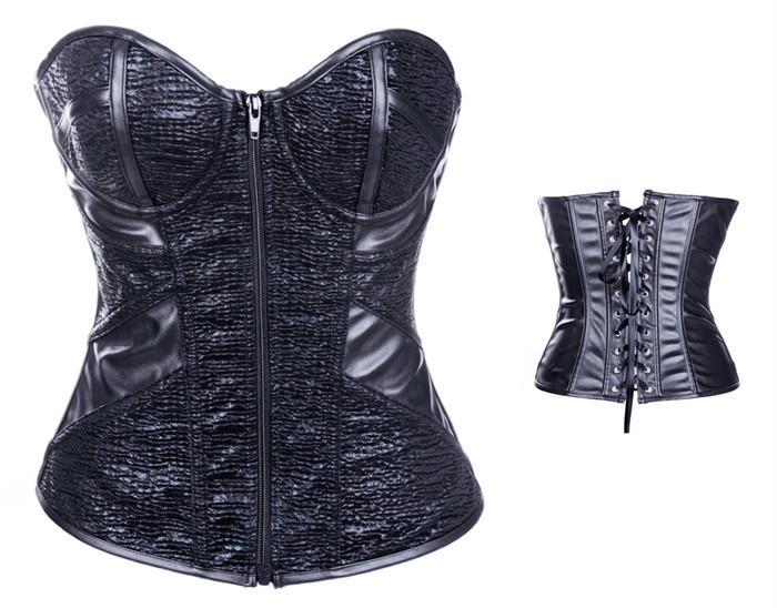 Lace Up Full Cup Corset Top - Theone Apparel