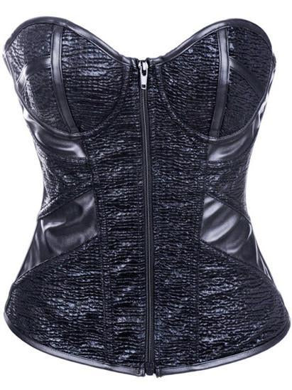 Lace Up Full Cup Corset Top - Theone Apparel