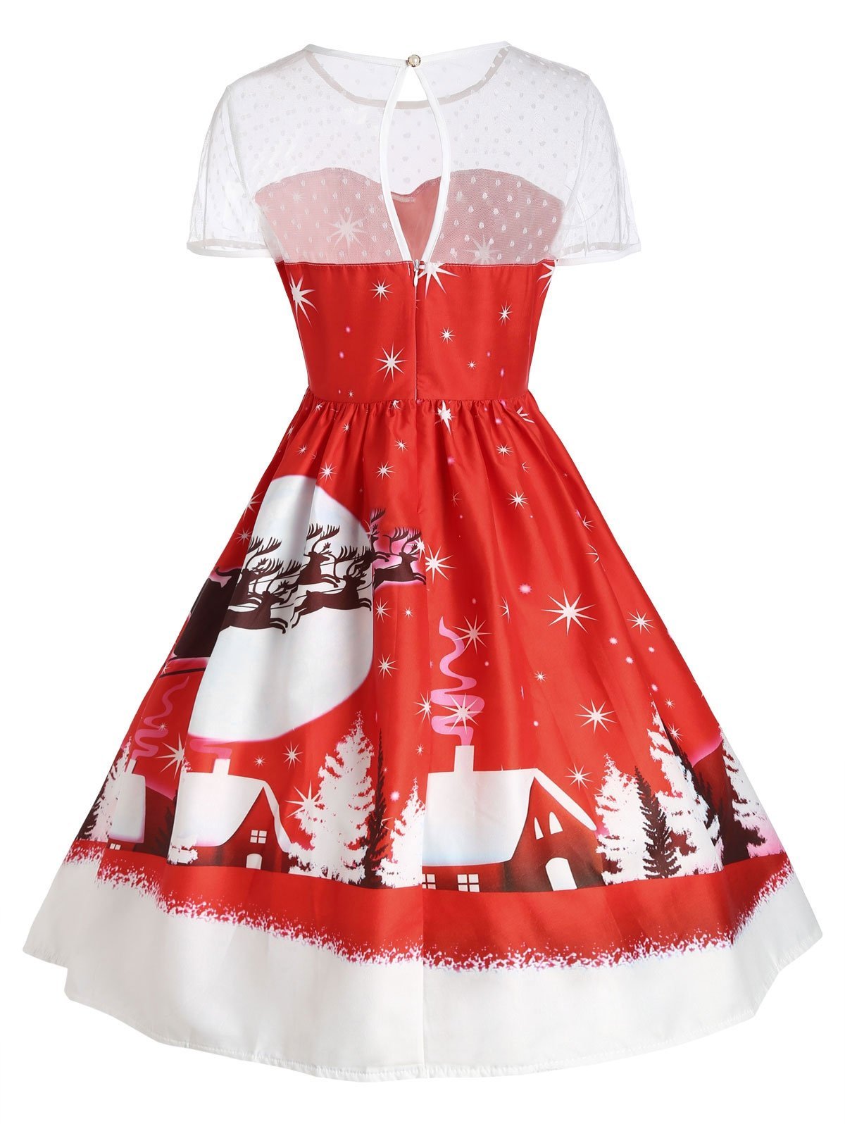 Santa Claus Vintage Christmas Dress