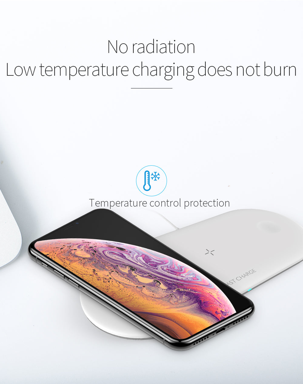 Three?In?One Desktop Wireless Charger For Phone Watch And Earbuds