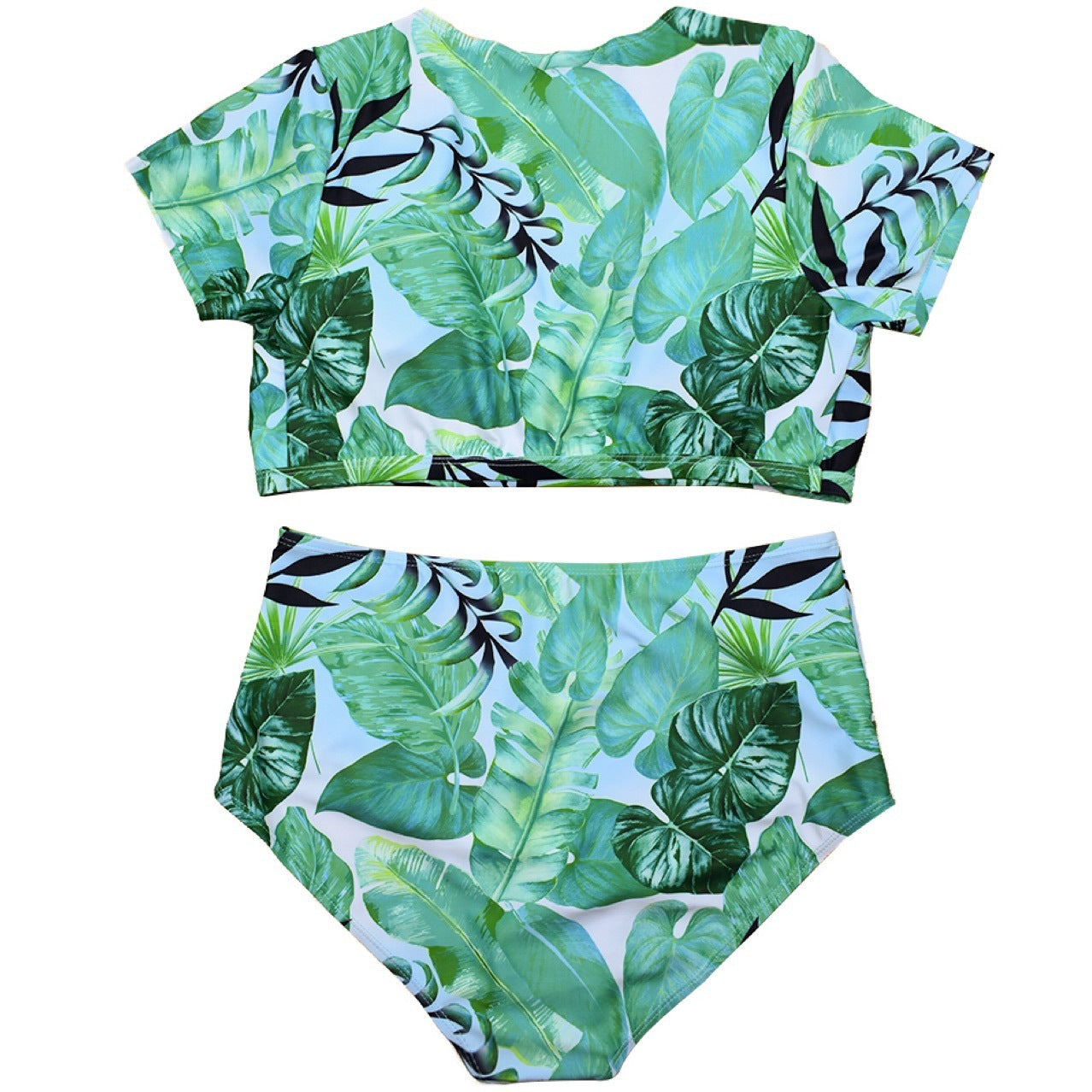 Women's Three Piece Tropical Plus Size Bikini Set