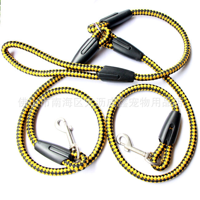 Double Ended Dog Leash Rope For Walking Two Pets