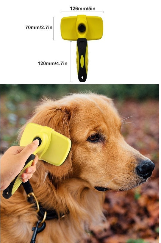 Automatic Retractable Pet Comb For Easy Grooming