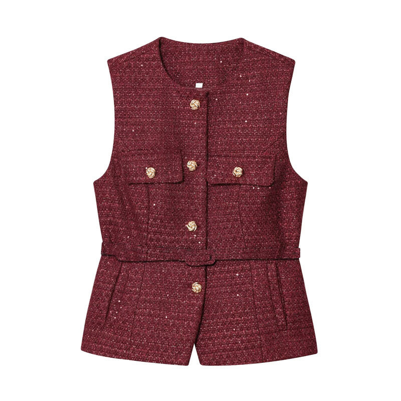Women's Knit V-neck Vest
