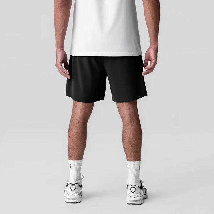 Naadloze prestaties shorts met multi-pocket hulpprogramma-ontwerp