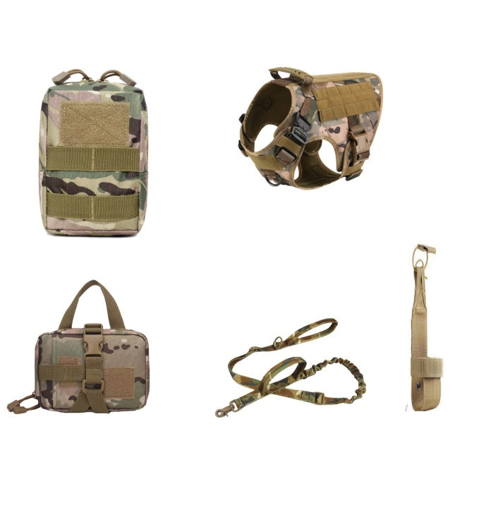 Tactical Dog Harness And Leash Set For Training Control