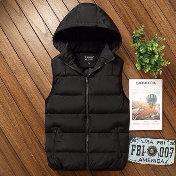 Thickened Lambswool Warm Loose Fit Korean Style Winter Vest