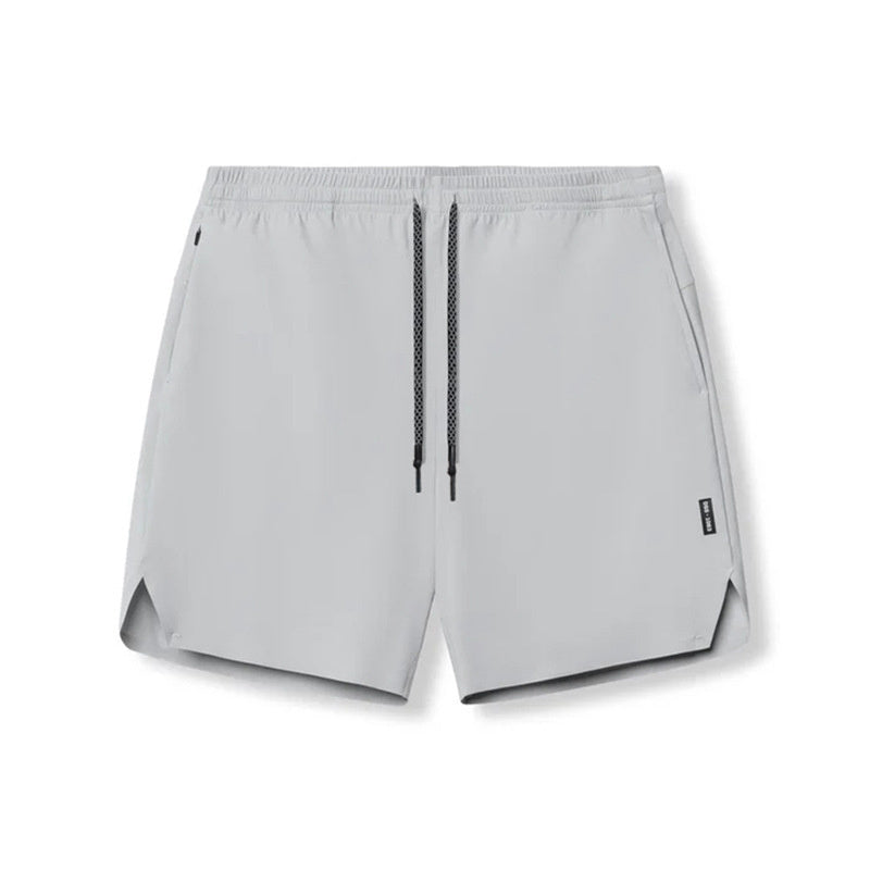 Naadloze prestaties shorts met multi-pocket hulpprogramma-ontwerp