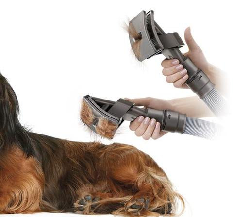 Pet Grooming Brush Attachment For Vacuum Cleaner Systems