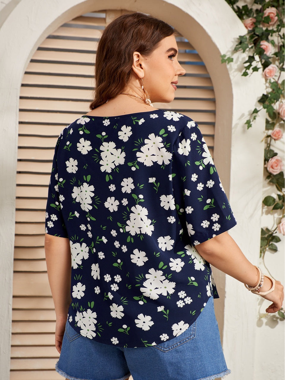 Dama Women's Blouse Europe And America Top