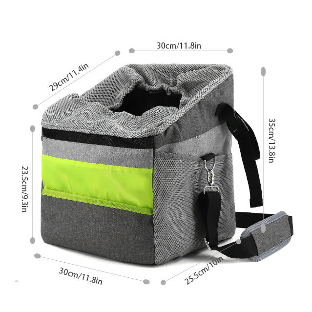 Portable Bicycle Pet Bag Basket For Outdoor Cycling Trips