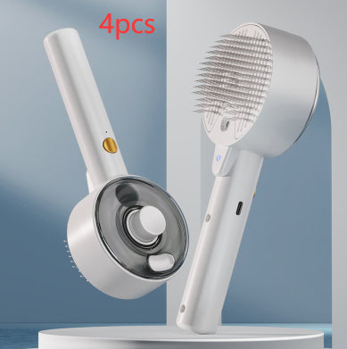 Self Cleaning Steam Brush For Dogs And Cats Grooming