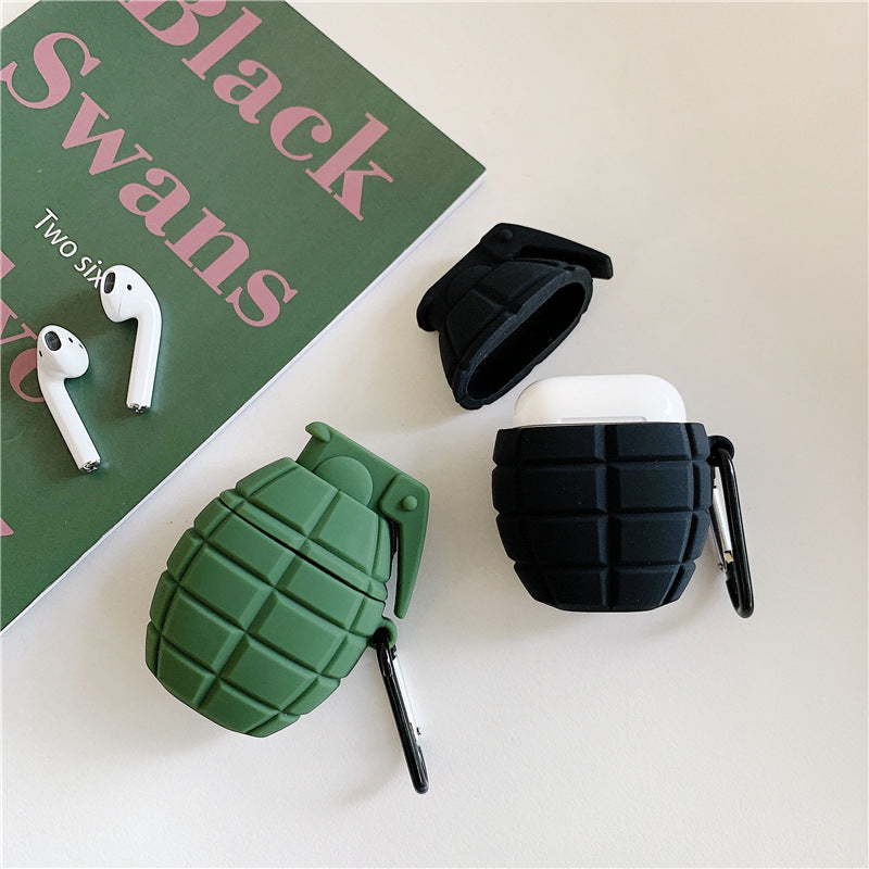 Cute Cartoon Silicone Earbud Case With Soft Protective Cover