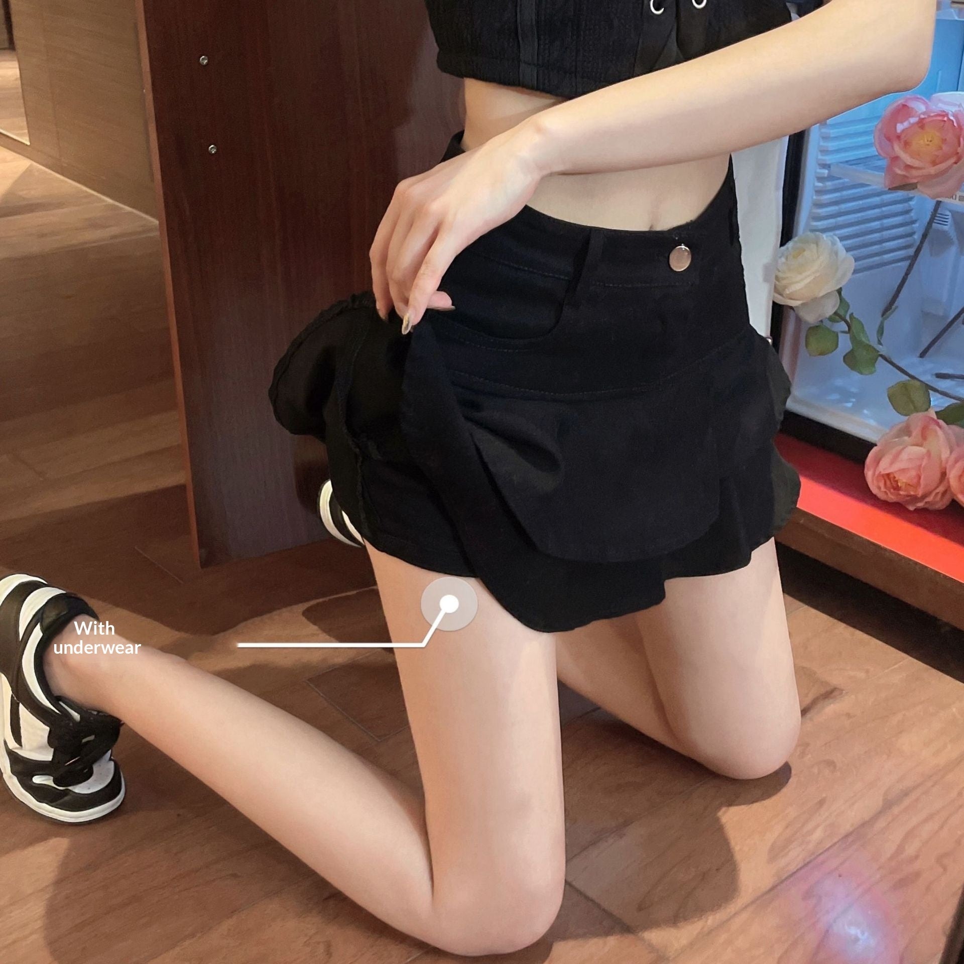 Designer Niche Figure-hugging Hot Girl Mini Skirt