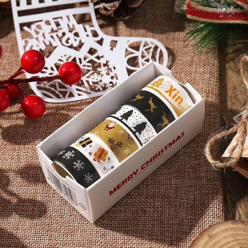 Christmas Themed Washi Tape and Christmas Gift Wrapping Tape-Style 5-Theone Apparel