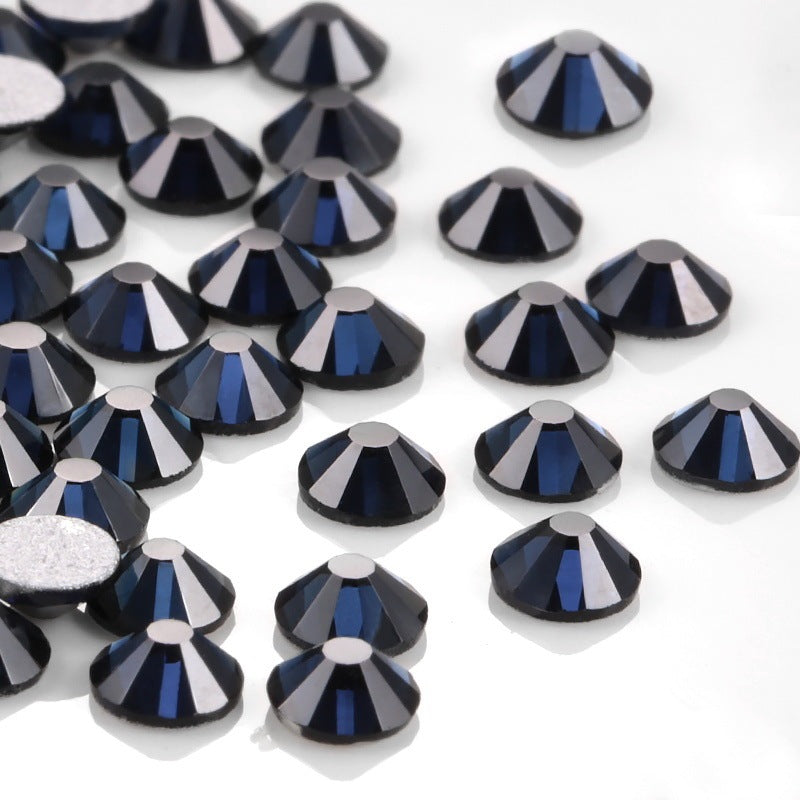 Colorful Rhinestone Jewel Nail Adornment in Multiple Colors-Cymbidium-Theone Apparel