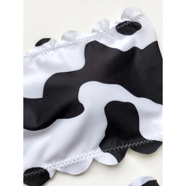 Bikini enveloppé de vache enveloppé pour le style d'été audacieux