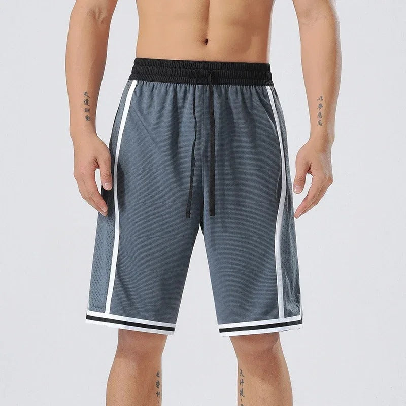 Dynamic Training Shorts with Breathable Summer Performance-Gray-Theone Apparel