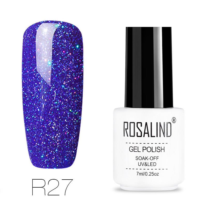 Glittering Stars Sparkly Soak Off Gel Nail Polish-R27-Theone Apparel
