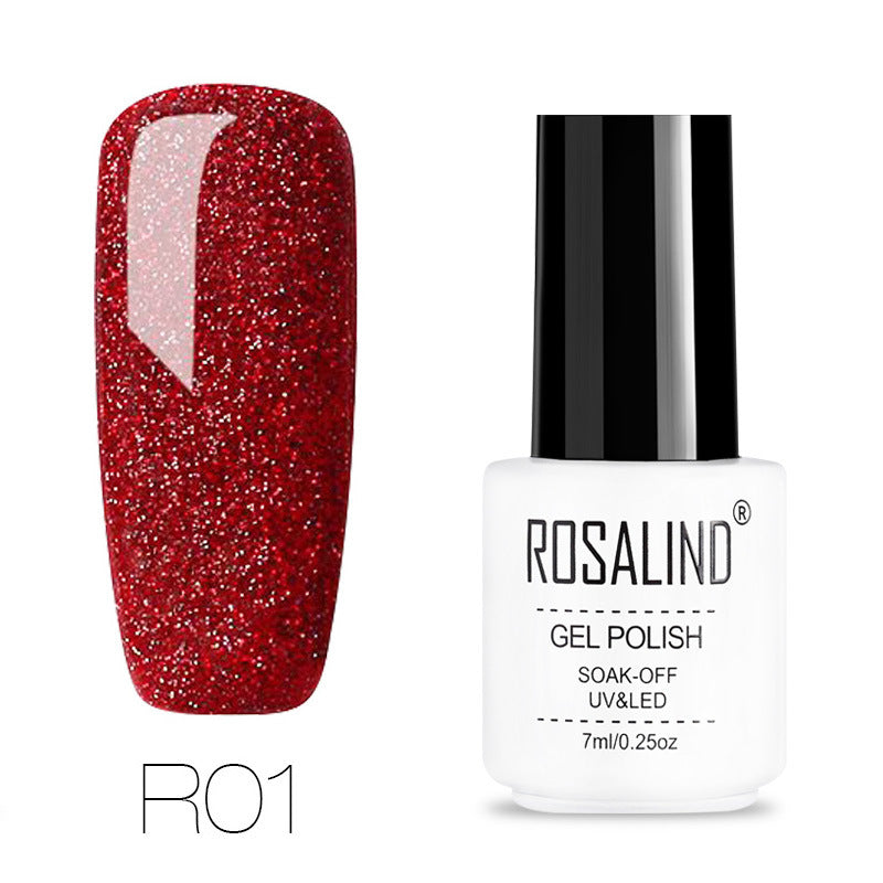 Glittering Stars Sparkly Soak Off Gel Nail Polish-R01-Theone Apparel