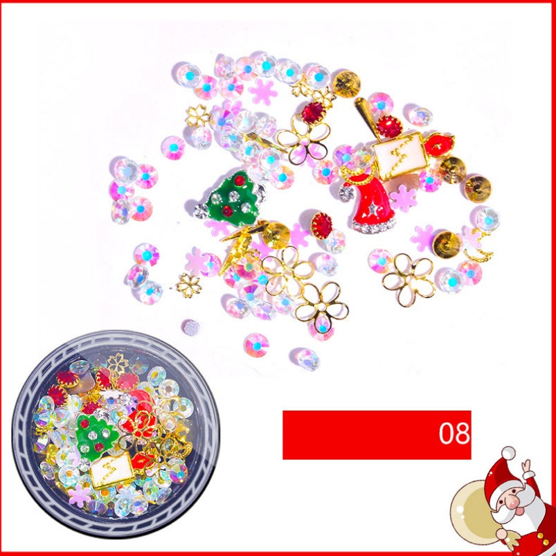 Multicolored Nail Accessories in Various Shapes and Styles-8style-Theone Apparel