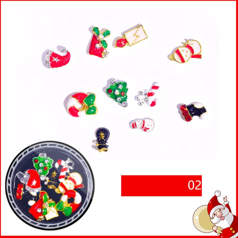 Multicolored Nail Accessories in Various Shapes and Styles-2style-Theone Apparel