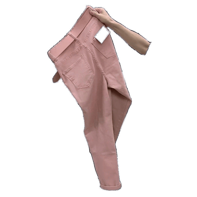 Jeans harem sciolti taglie forti solidi per look versatili