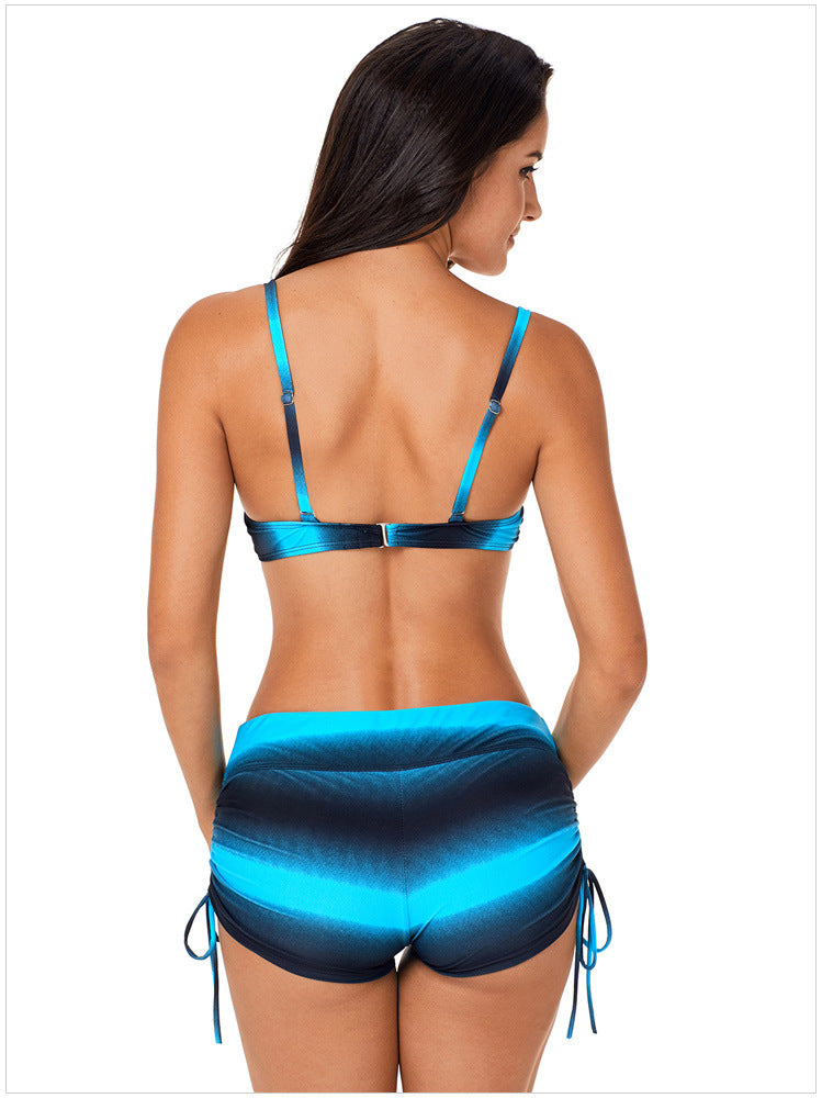 Plus-Size Split Bikini for Ultimate Curvy Beach Confidence-Theone Apparel