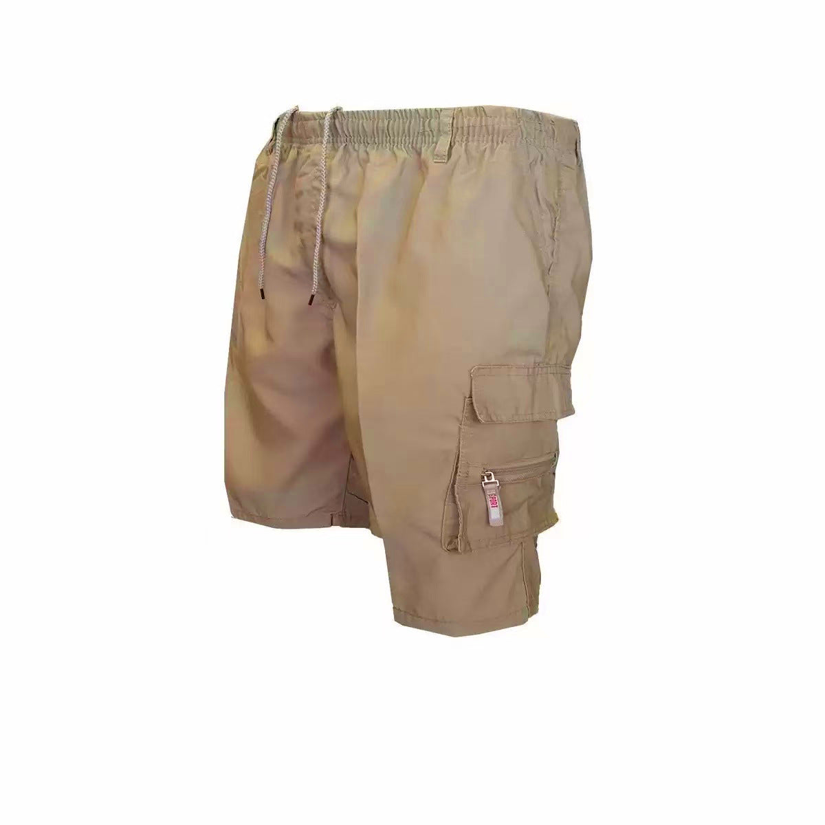 Relaxed Fit Casual Work Shorts for Summer All-Day Comfort-Khaki-Theone Apparel
