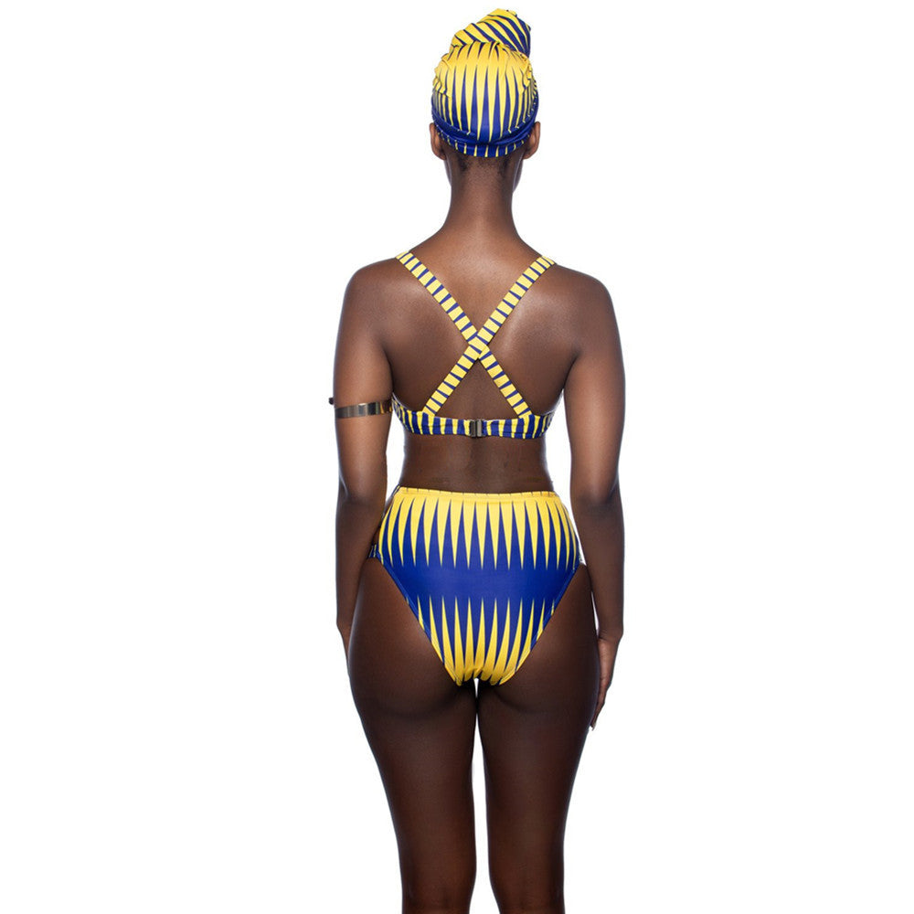 Split high-taile bikini voor flatterende bochten en comfort