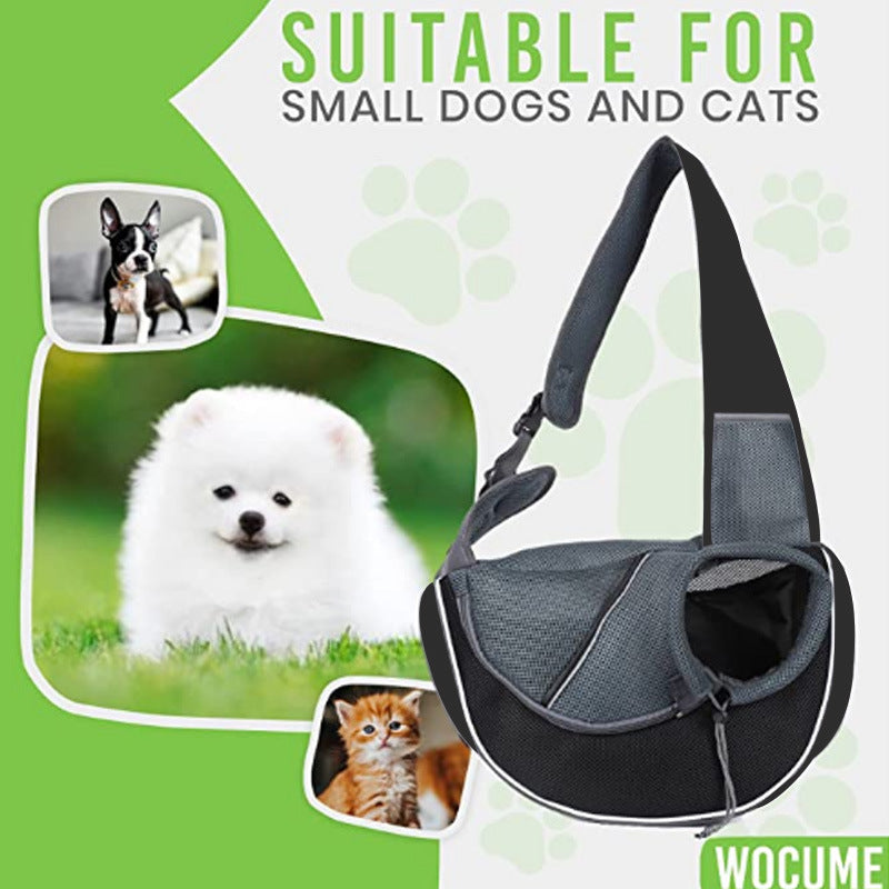 Stylish Outdoor Crossbody Pet Carrier Bag For Dogs And Cats-Theone Apparel