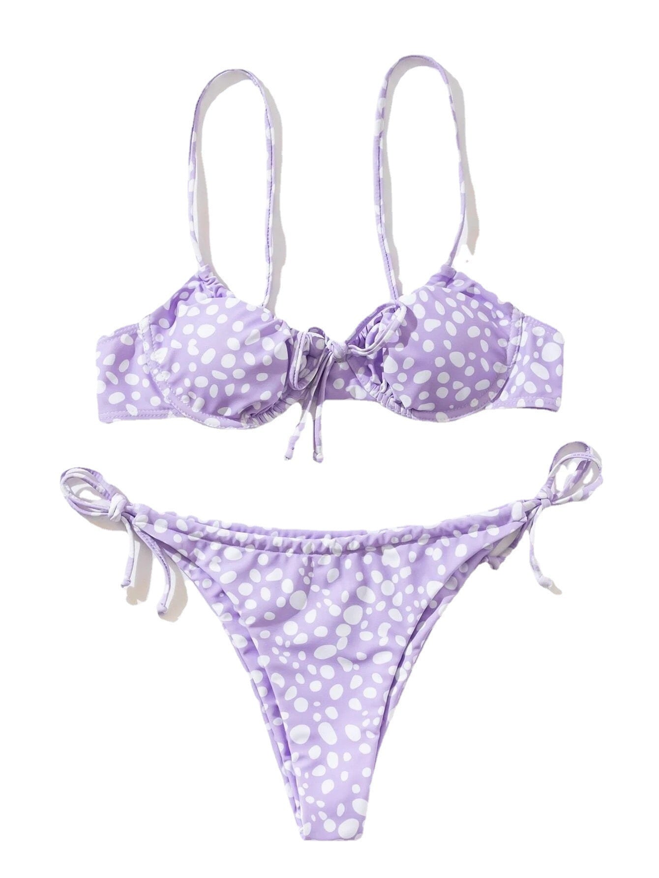 Costume de bikini fendu pour femmes chics pour un été élégant