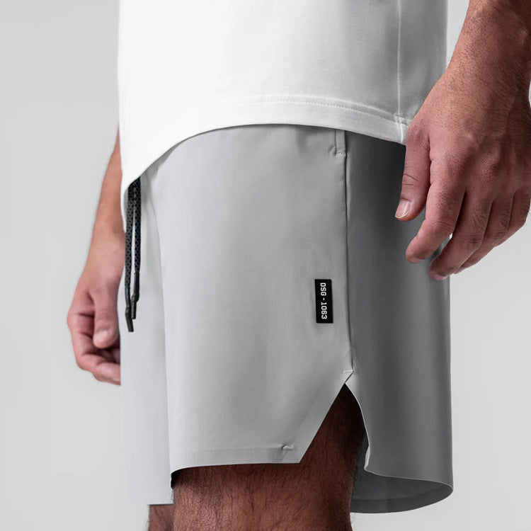 Naadloze prestaties shorts met multi-pocket hulpprogramma-ontwerp