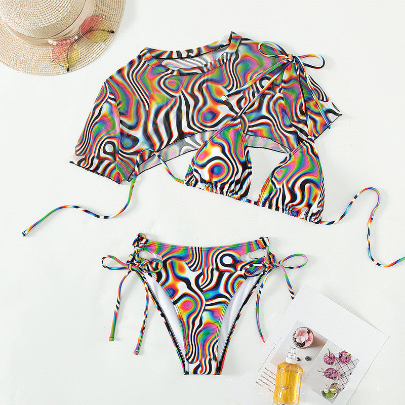 Baju Renang Bikini Bikini Berwarna -warni untuk Hari -hari Pantai yang menyenangkan