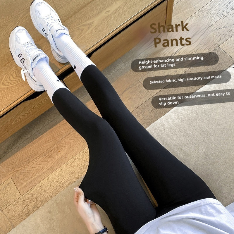 High-waisted Tummy Control Slimming Tight Lifting Buttocks Anti-exposure Women