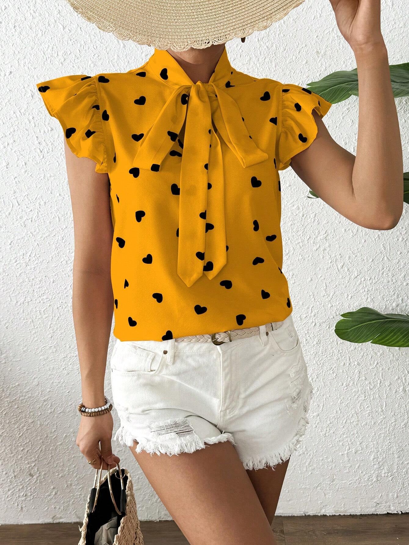 Fashionable Commuter Short-Sleeve Top For Women