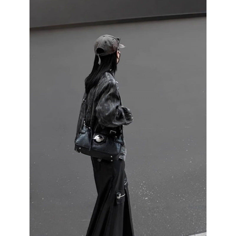 Vintage Distressed Men's And Women's Denim Jacket