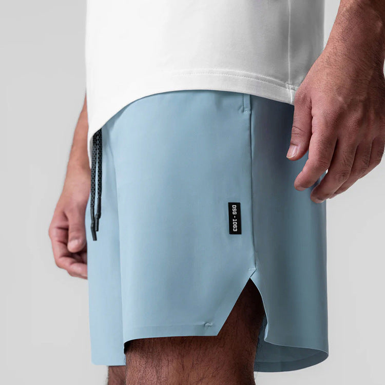 Naadloze prestaties shorts met multi-pocket hulpprogramma-ontwerp