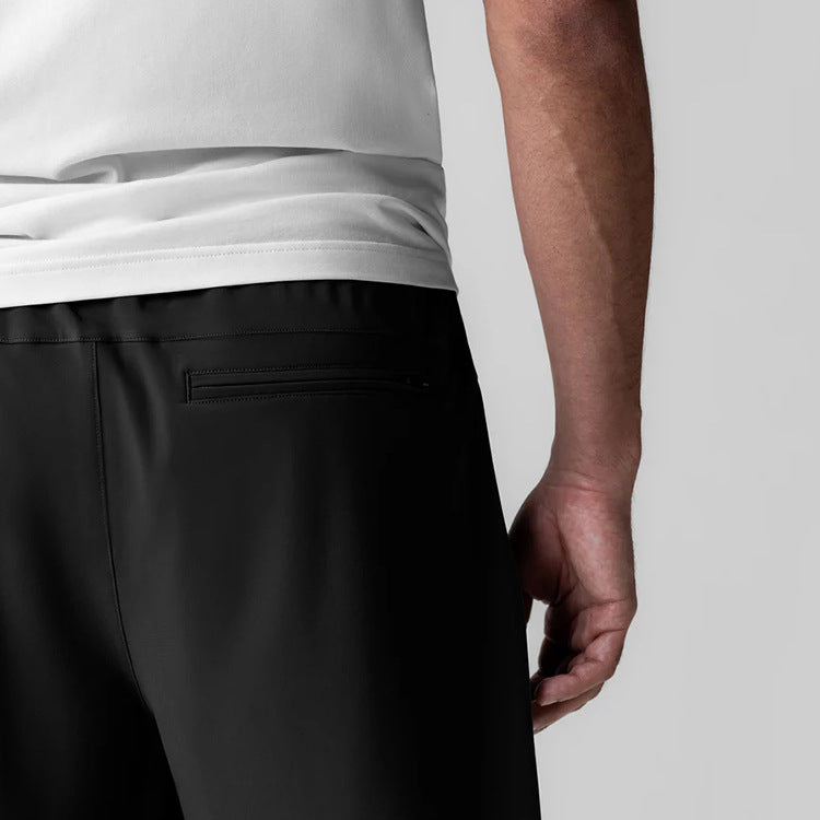 Naadloze prestaties shorts met multi-pocket hulpprogramma-ontwerp