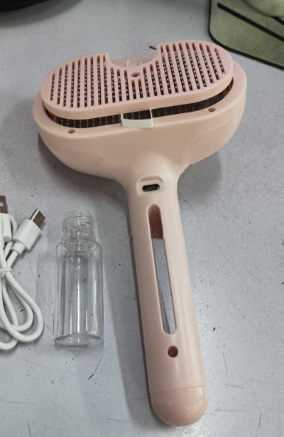 Self Cleaning Pet Comb With Built In Mist Humidifier