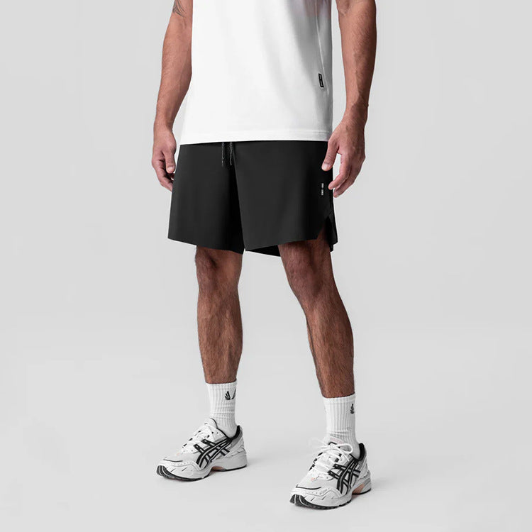 Naadloze prestaties shorts met multi-pocket hulpprogramma-ontwerp