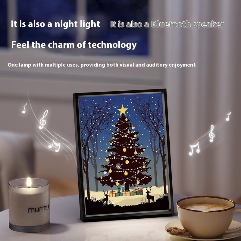 Feestelijke 2-in-1 Christmas Tree Night Light & Bluetooth Speaker Holiday Decoration