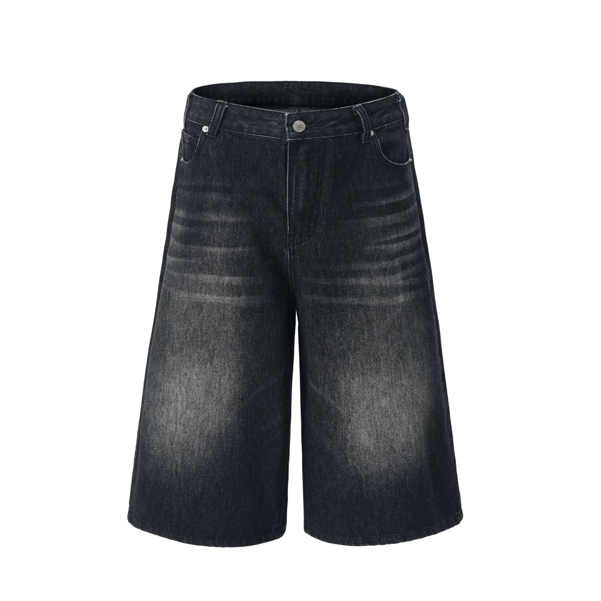 Jeans a gamba a gamba lavati con la moda con fascino americano