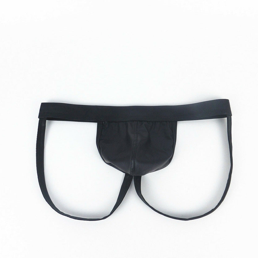 Convex Leather-Like Underwear