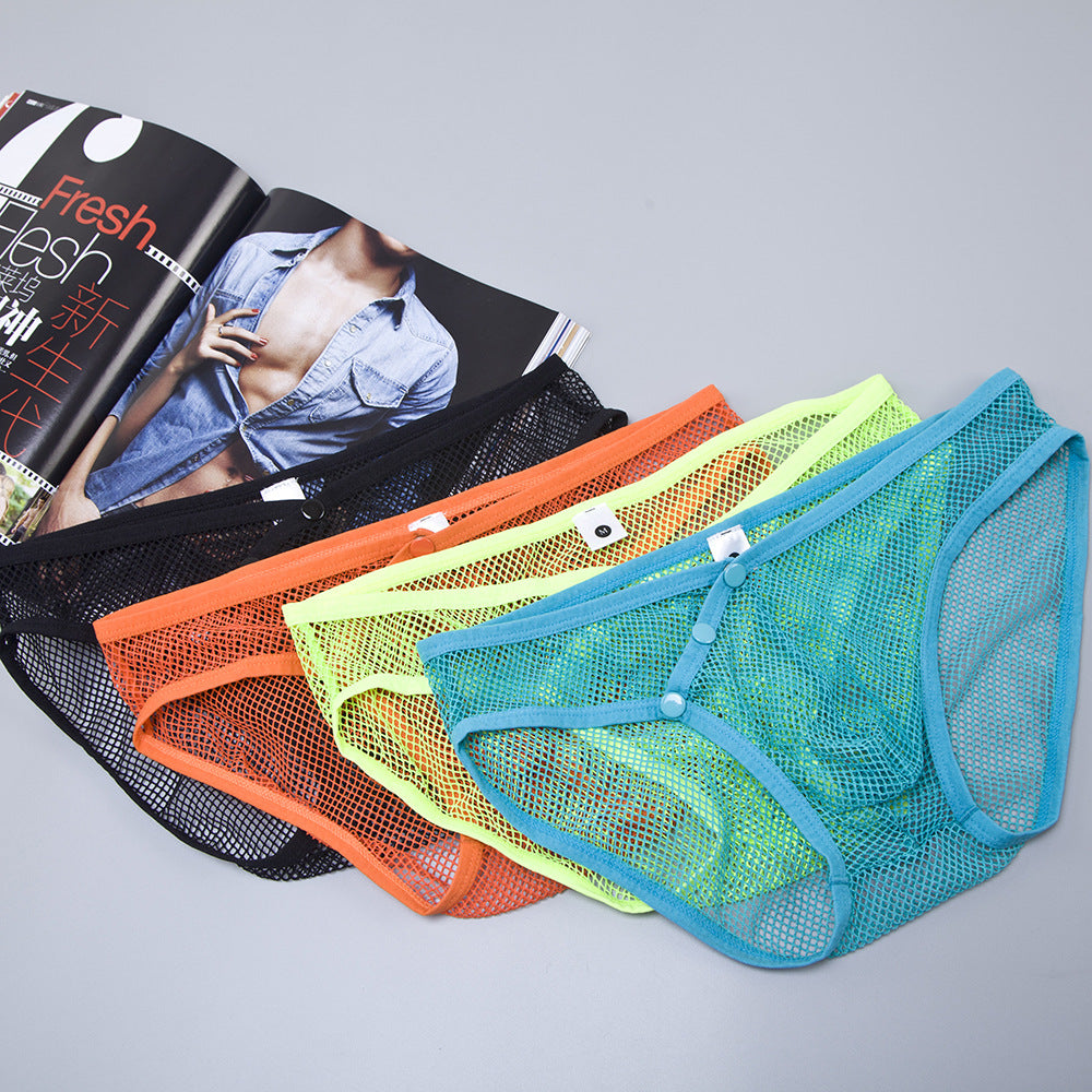 Transparent Mesh Men's Underwear