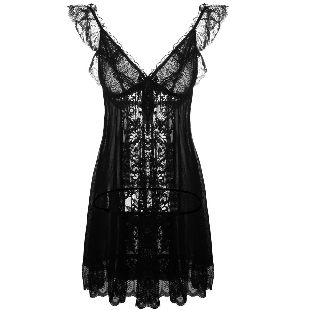 Fancy Vintage Lace Lingerie Dress