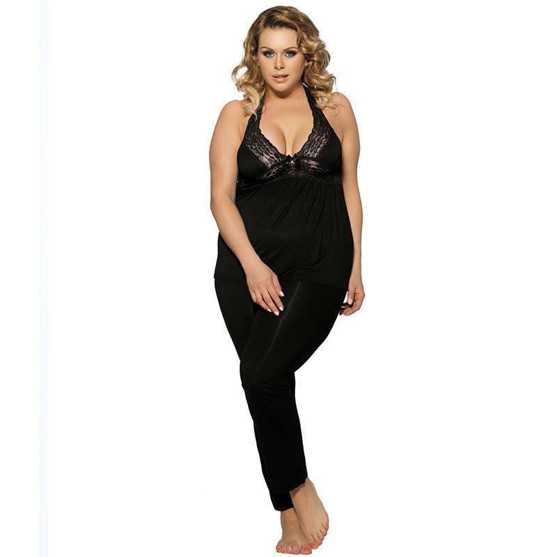 Plus Size Casual Flirty & Lacy Bodysuit