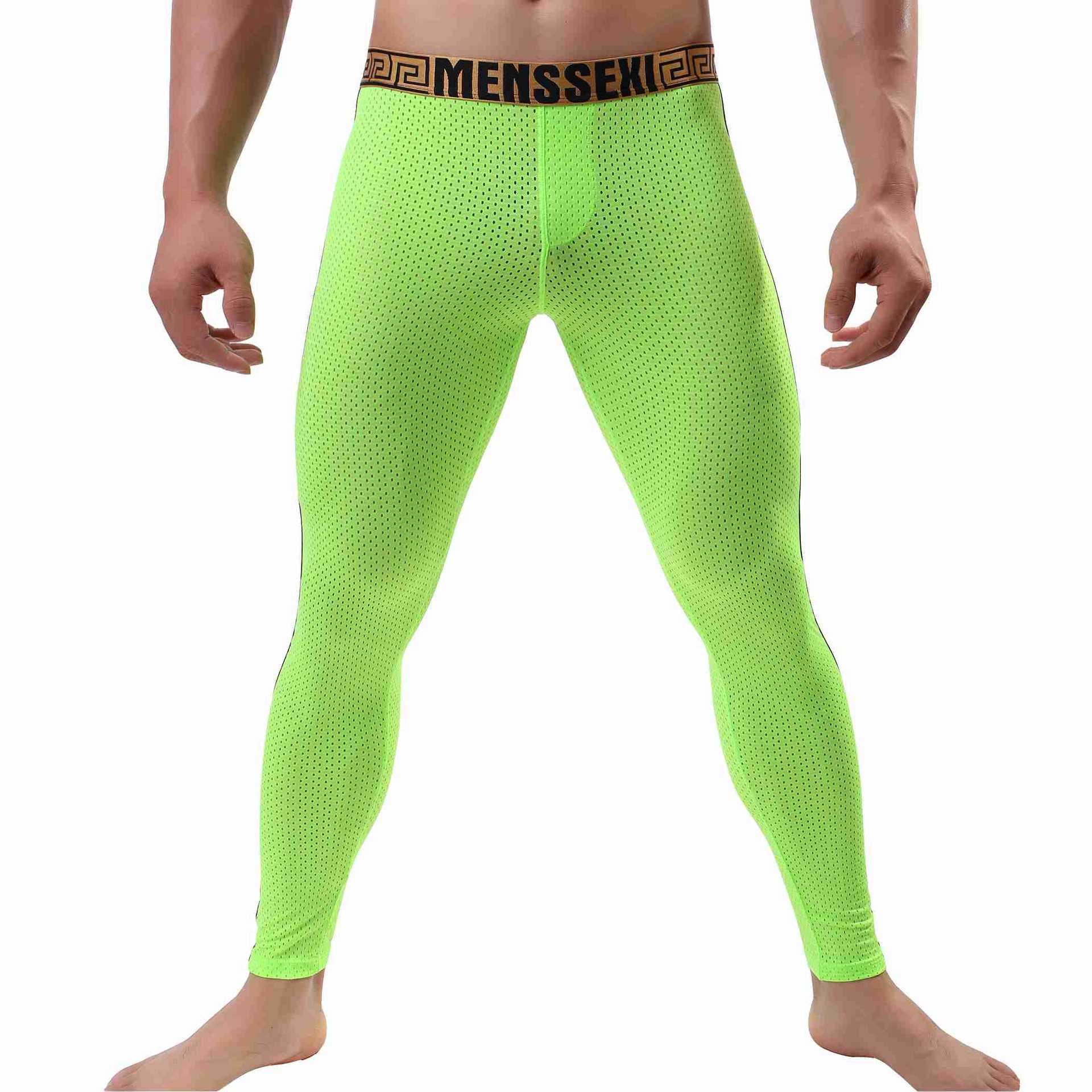 Leggings de cintura elástica para hombre