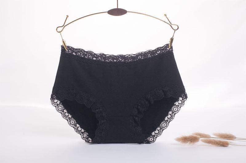 Panty hipster de haute hauteur de garniture en dentelle