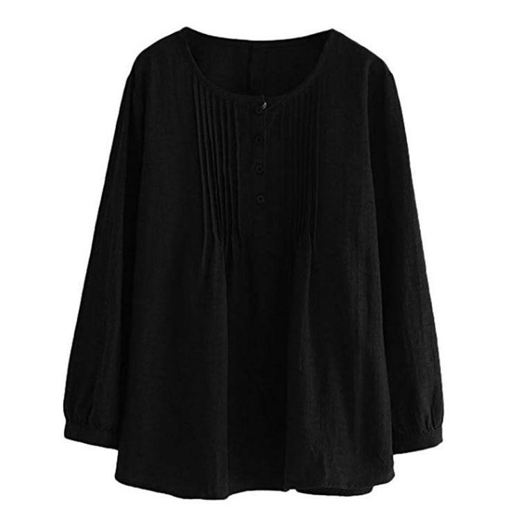 Pin Tucked Button Front Tunic